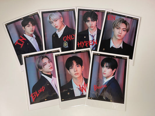 Enhyphen Kpop Post Cards, Ultra High Quality, A6 - 105mm x 148mm