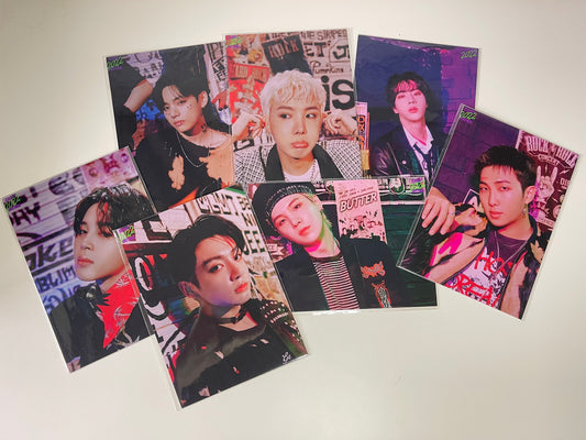 BTS Kpop Post Cards, Ultra High Quality, A6 - 105mm x 148mm